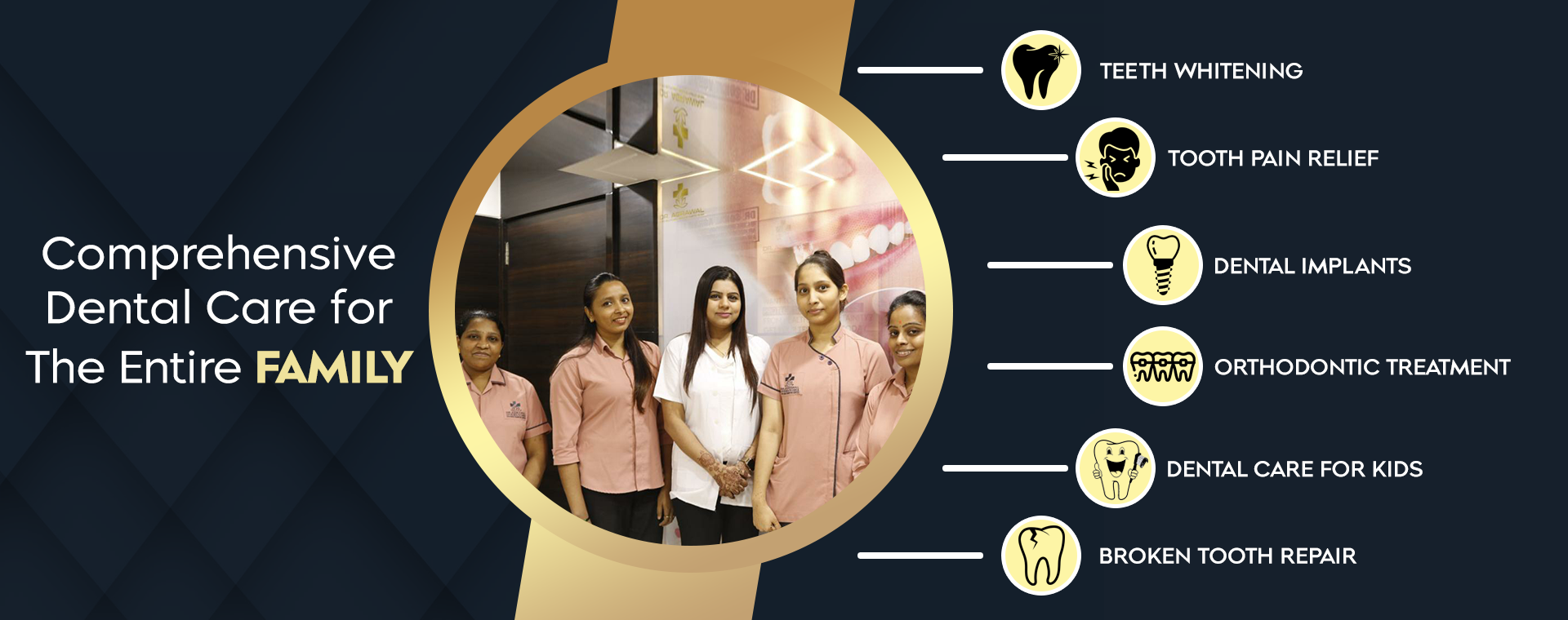 Comprehensive Dental care by Dr. Sonal Agrawal Best Dentist and Top Dental Specialist at Lotus Dental Care Clinic, Best Dental Clinic in Vashi, Navi Mumbai